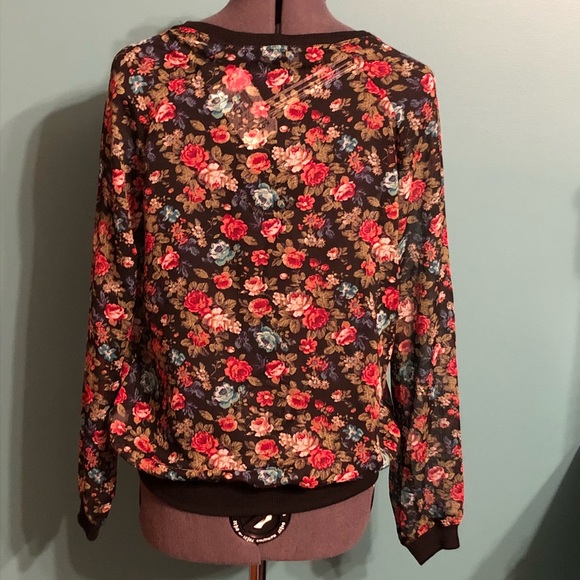 Sheer floral sweater - Picture 4 of 7